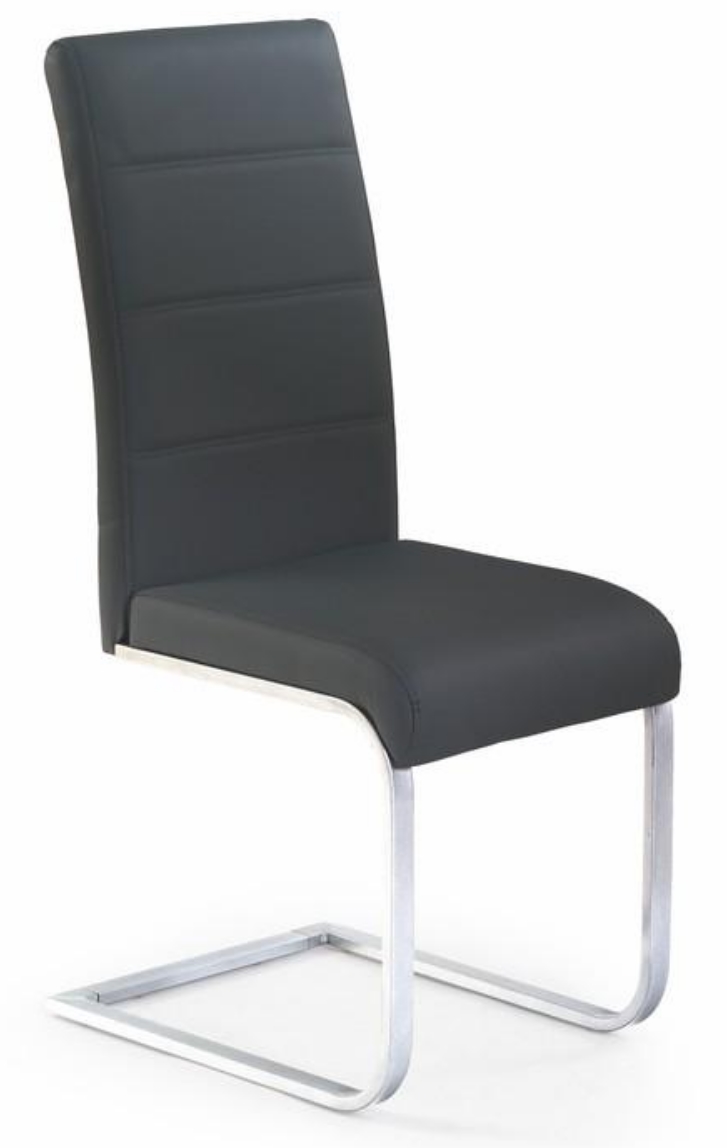 krzesło kuchenne, krzesła, krzesła nowoczesne, krzesła do jadalni, ekoskóra, czarny
